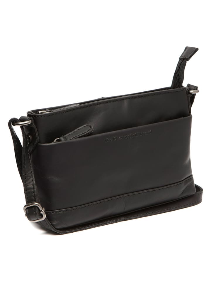 Salerno Umhängetasche Leder 21 cm black