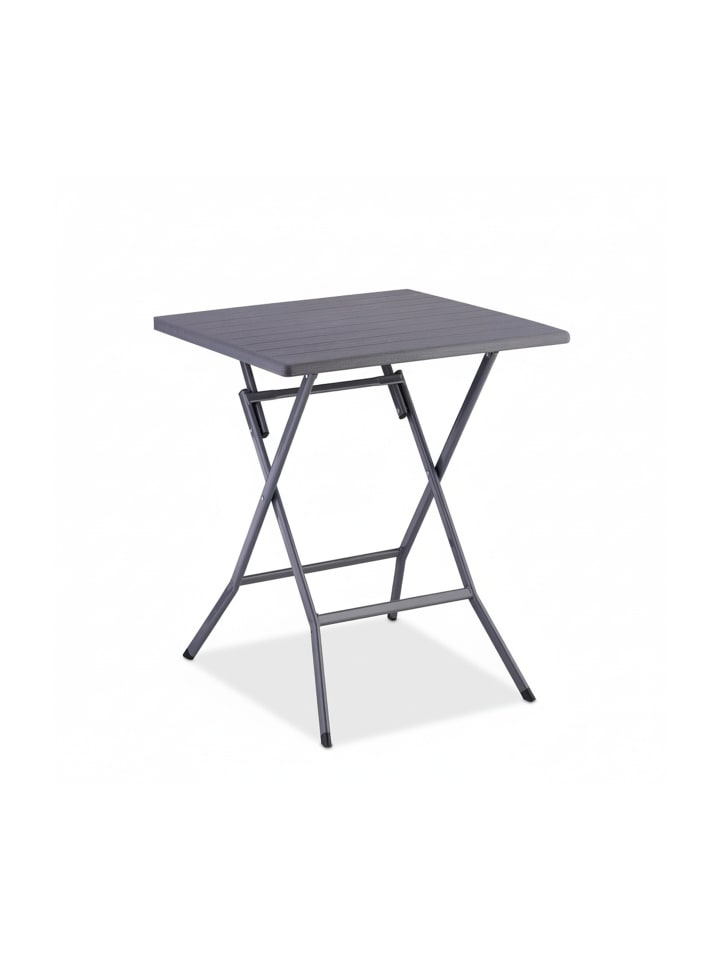 Klapptisch in Grau - (B)62 x (H)73 x (T)62 cm