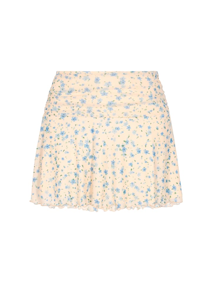 Women Skirt in blue offwhite