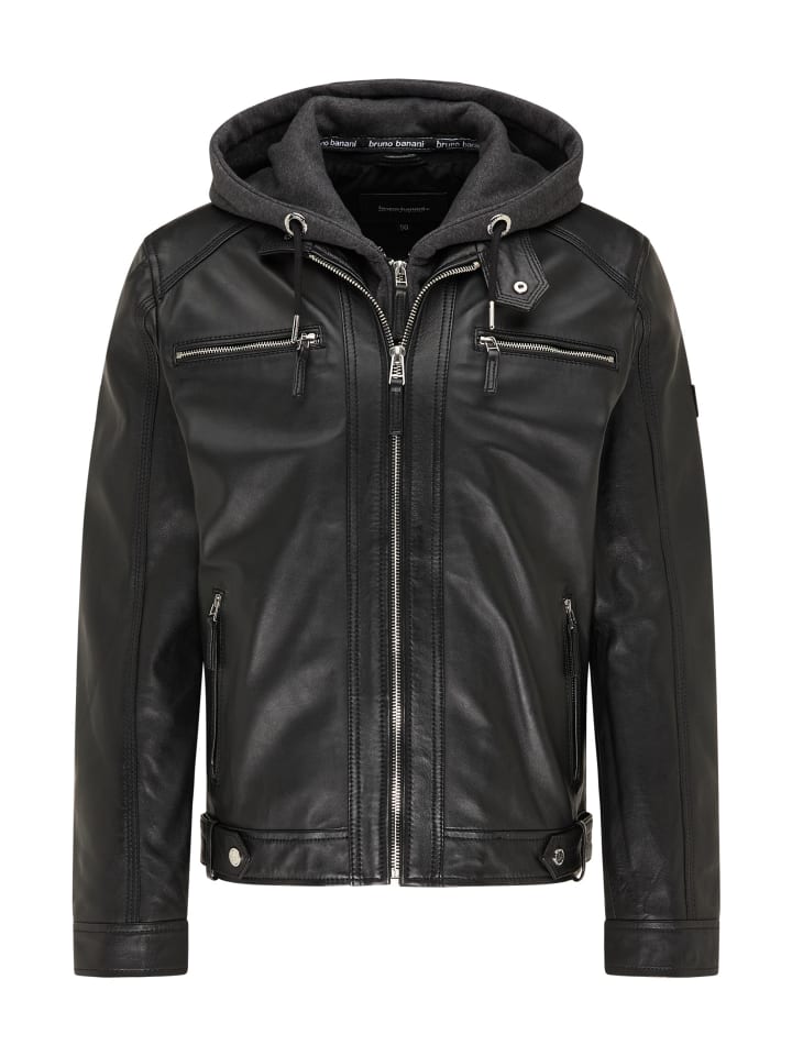 Lederjacke SMUDO in Schwarz