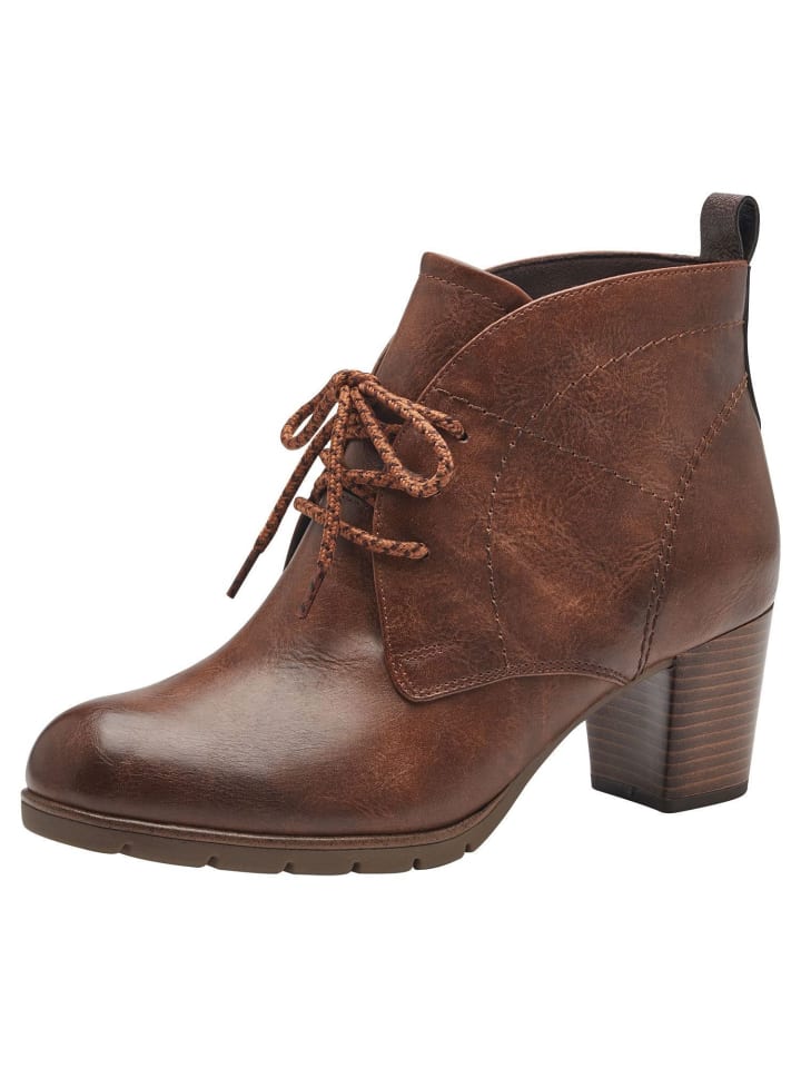 Stiefelette in COGNAC COMB