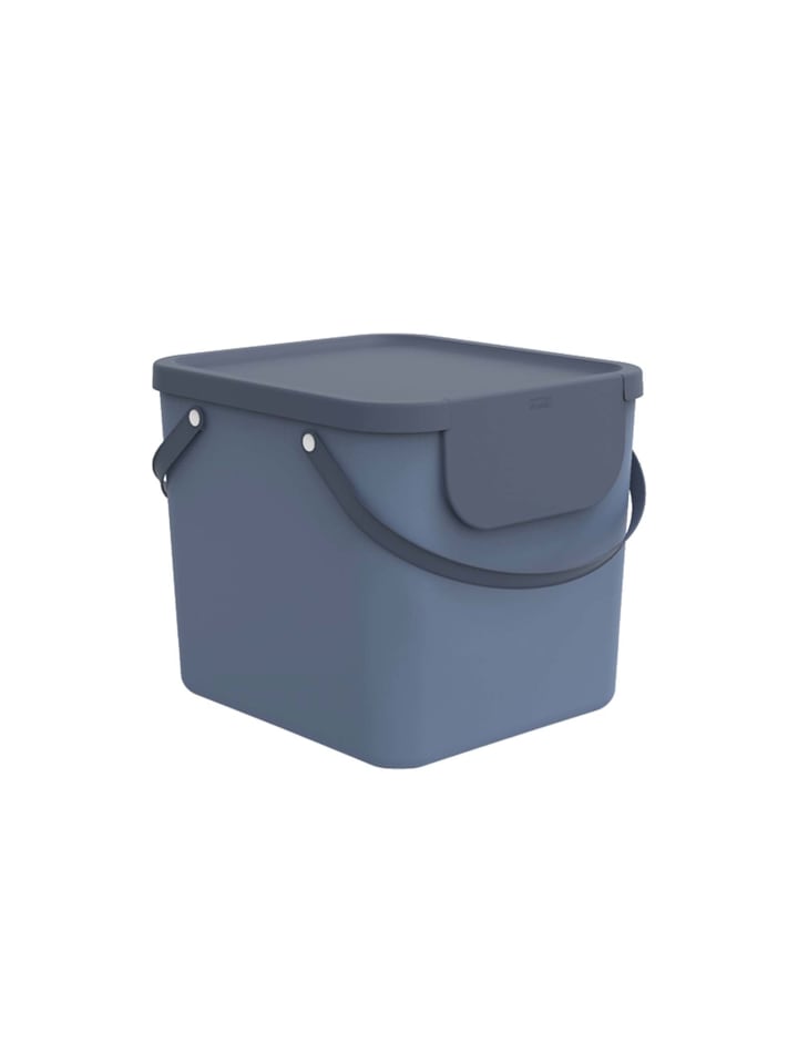 Albula Wäschesammler 40l mit Deckel, Kunststoff (PP recycelt) in Horizon blau