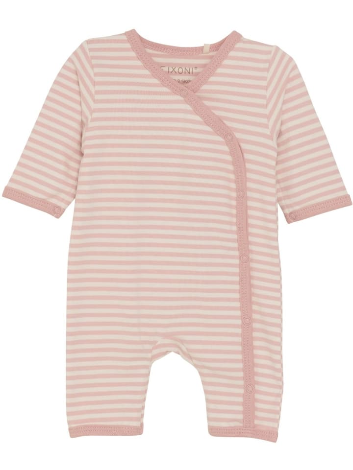 Outdoor Overall "Jumpsuit Y/D Stripe" in Pink
