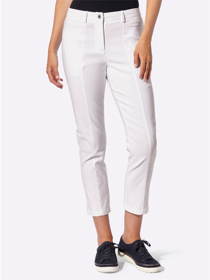 7/8-Hose in weiß