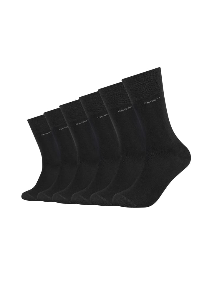 Socken 6er Pack black