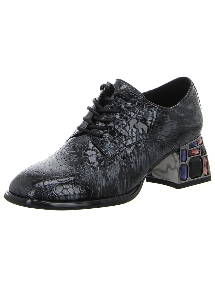Schnürschuh in schwarz