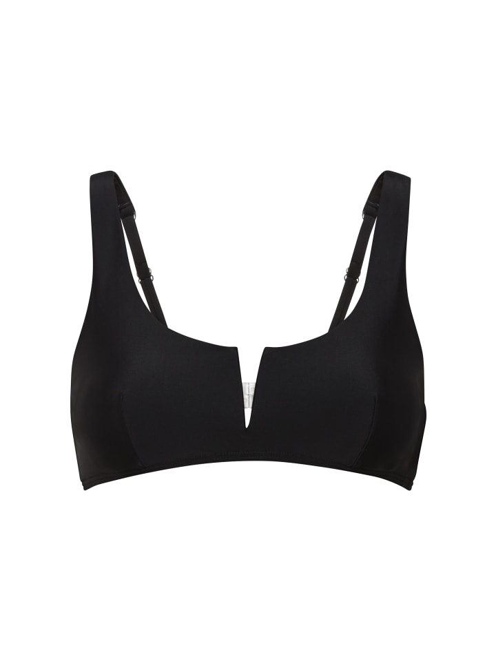 Bustier-Bikini-Top in schwarz