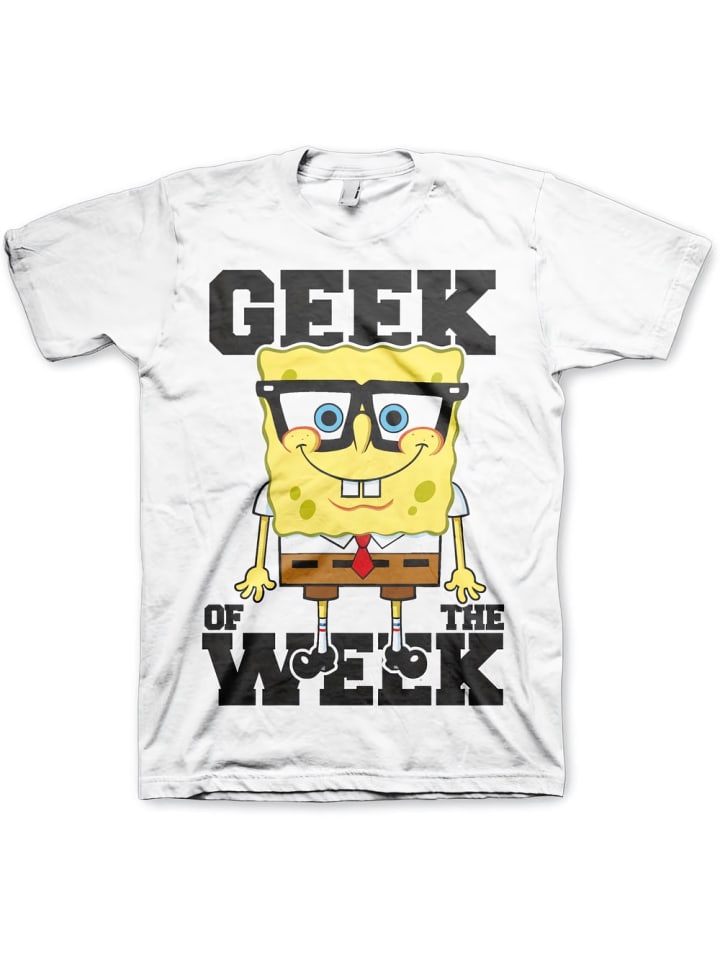 T-Shirt "Geek Of The Week Big Tall T-Shirt" in Weiß