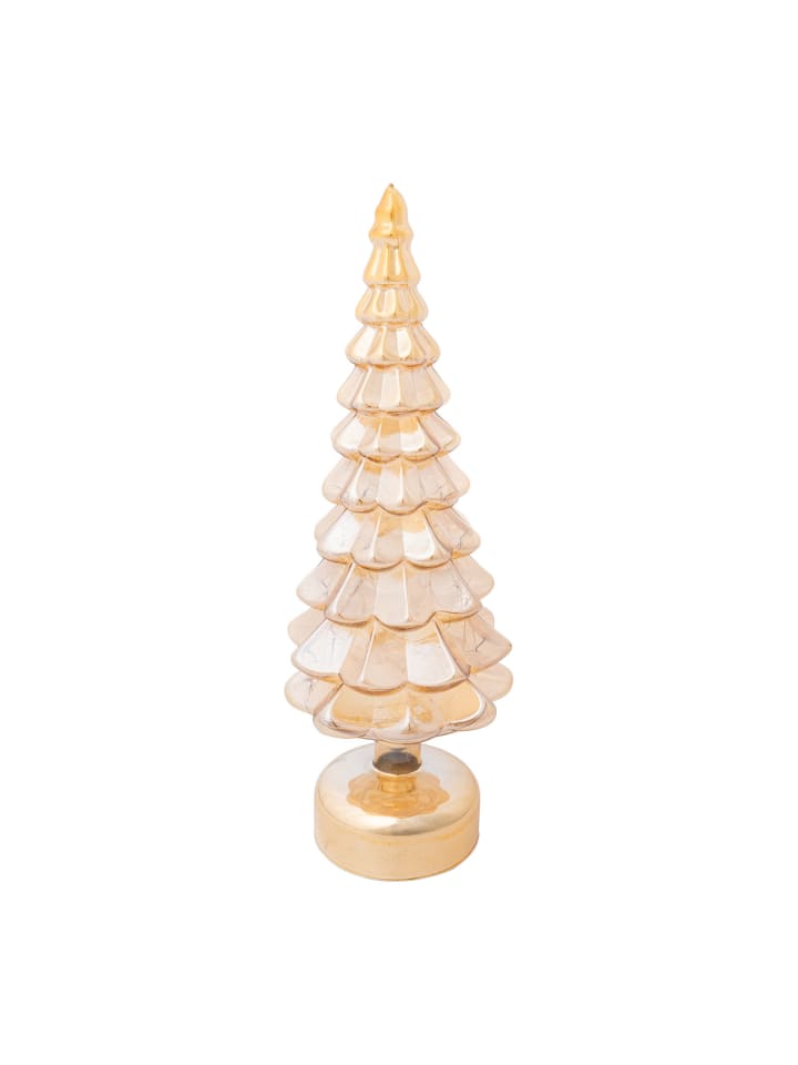 Creativ home LED Tannenbaum aus Glas in gold günstig kaufen | limango | Windlichter