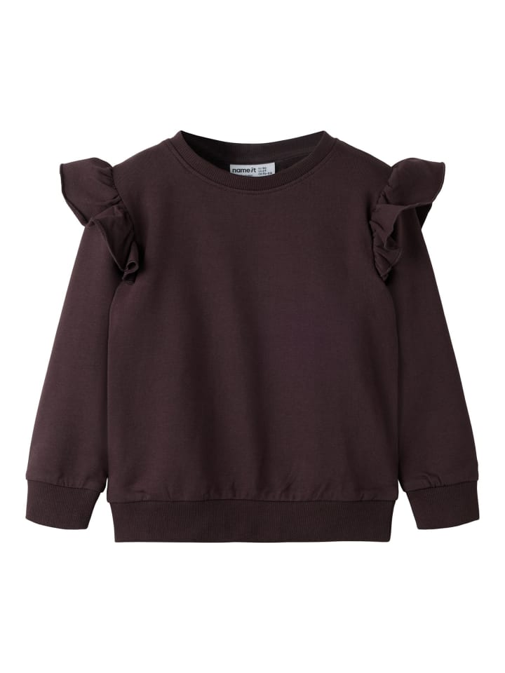 Sweatshirt in Chocolate Plum1