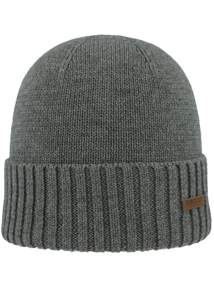 Strickmütze in grau