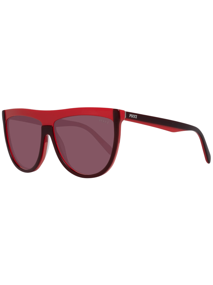 Frauen Sonnenbrille Oval Burgundisch