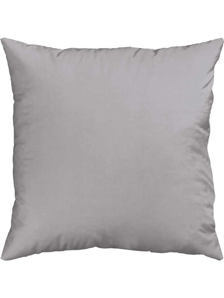Mako-Satin Kuschelkissenbezug Landshut in silber