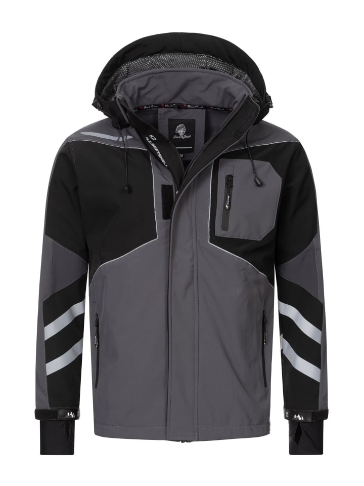 Softshelljacke in Dunkelgrau
