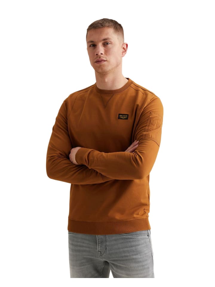 Sweatshirt CREWNECK AMERICAN CLASSIC in Braun