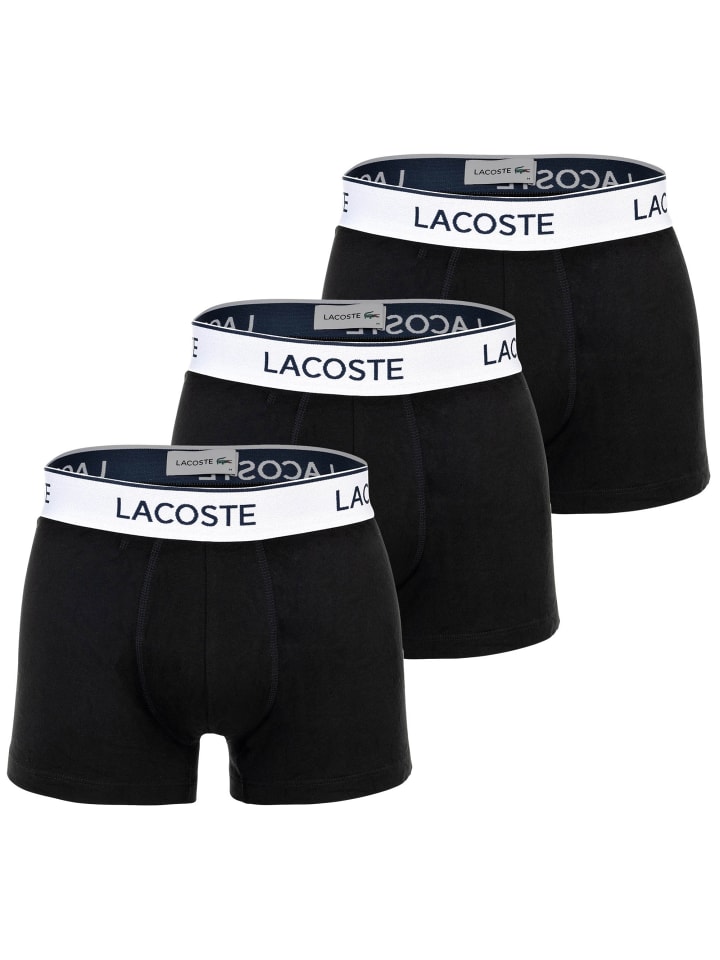 Boxershort 3er Pack in Schwarz
