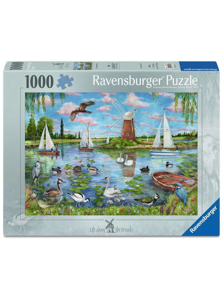 Ravensburger Puzzle 1.000 Teile Küstenlandschaft in bunt
