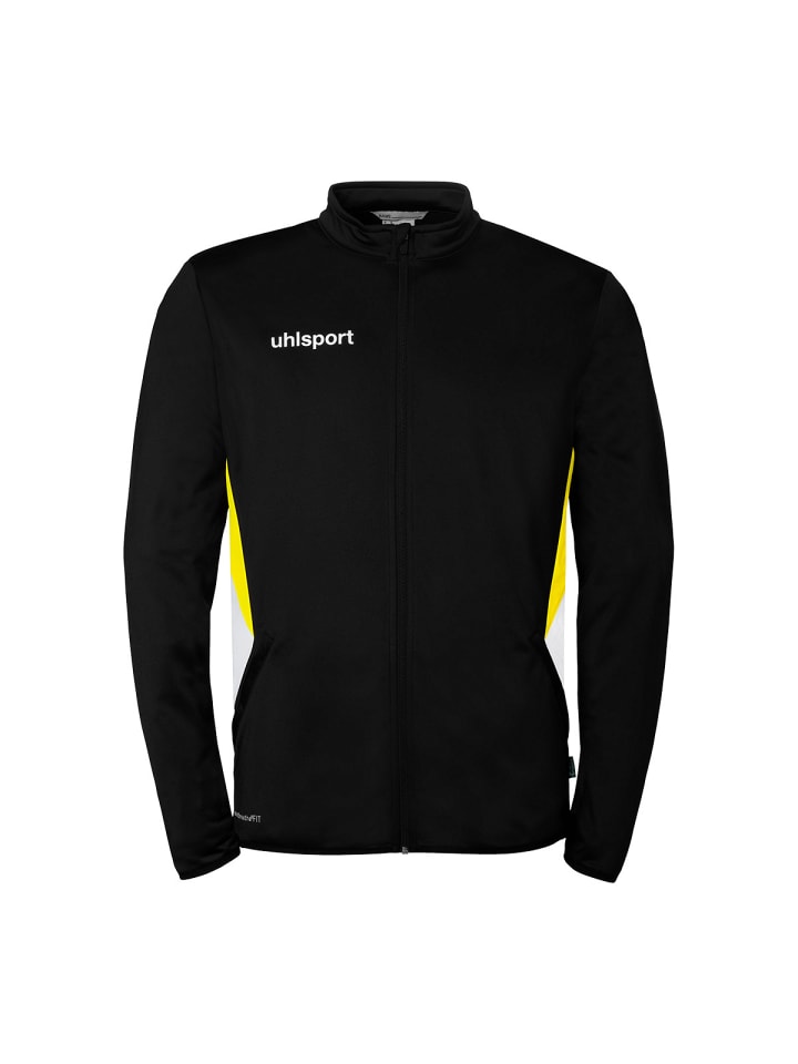 Trainingsjacke Equipe 29 Classic Kids in schwarz/weiß/limonengelb