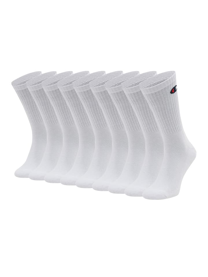 Socken Crew Socks 9pk in White