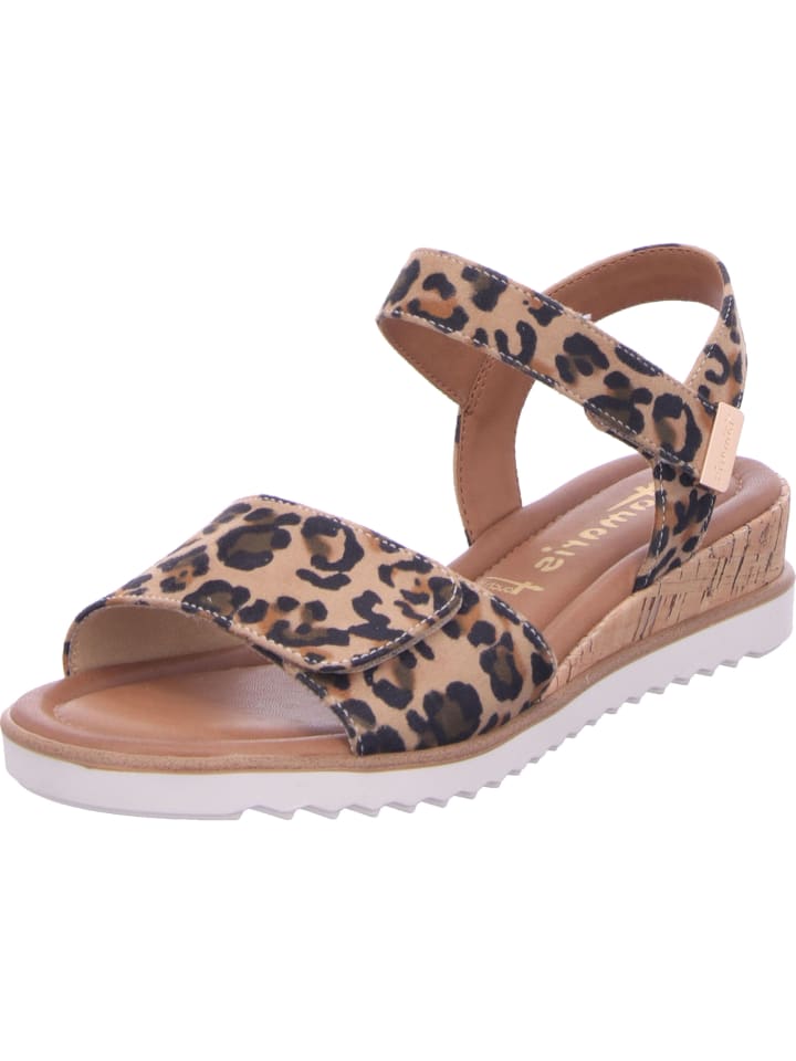 Keilsandaletten in LEOPARD