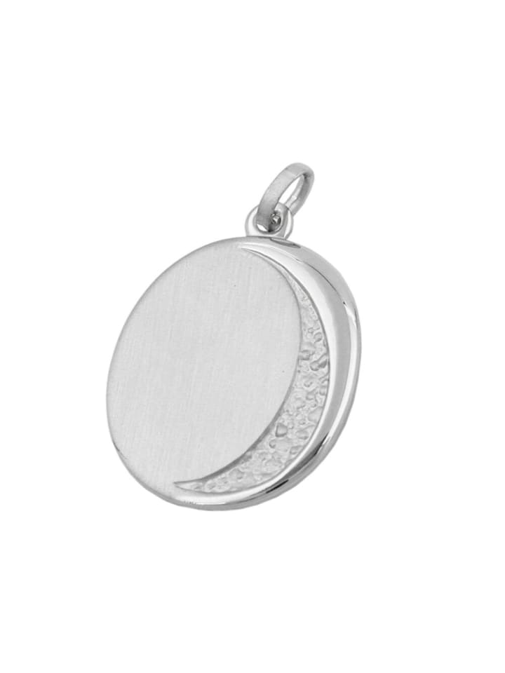 Anhänger Gravurplatte Silber 925 in silber