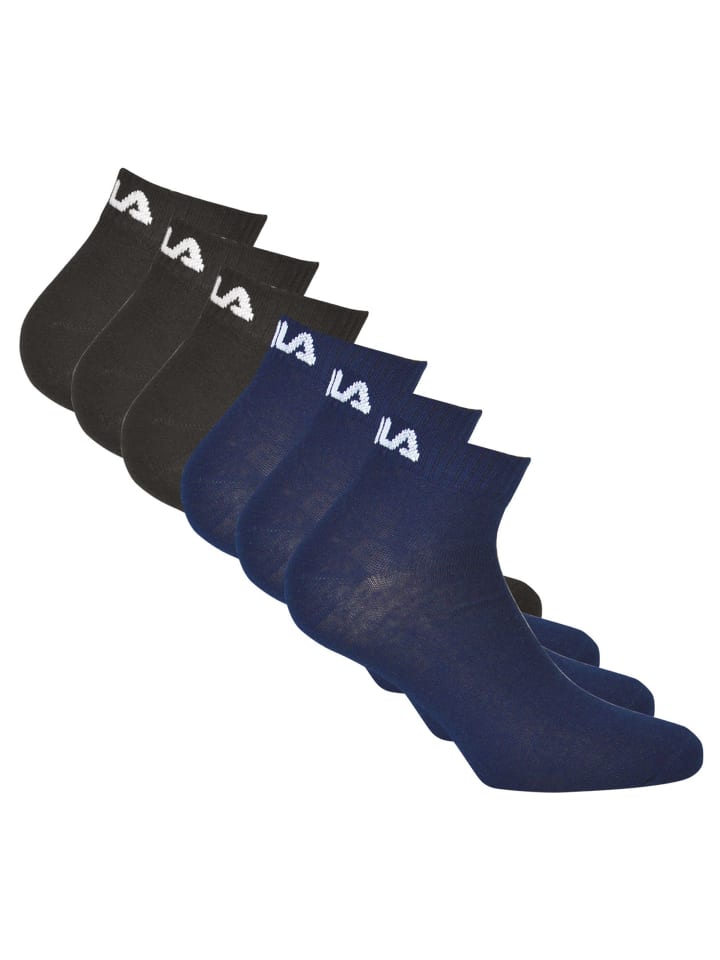 Socken 6er Pack in Schwarz/Blau