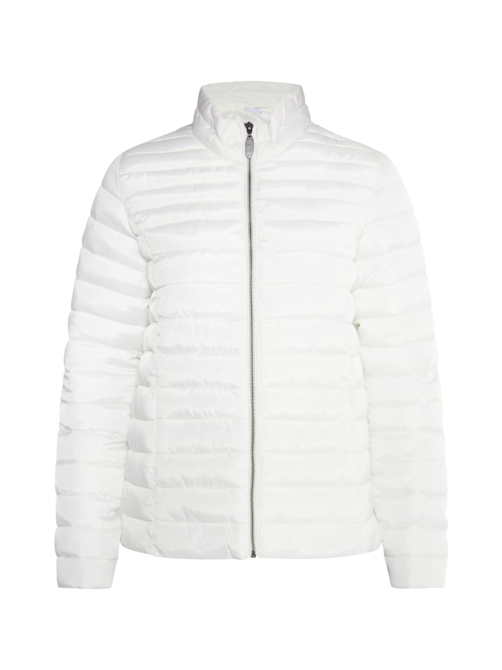 Damen Leichte Steppjacke in Wollweiss