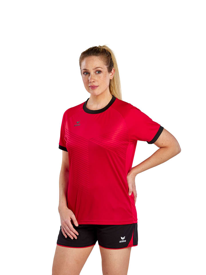 Damen Mantua Trikot in rot/schwarz