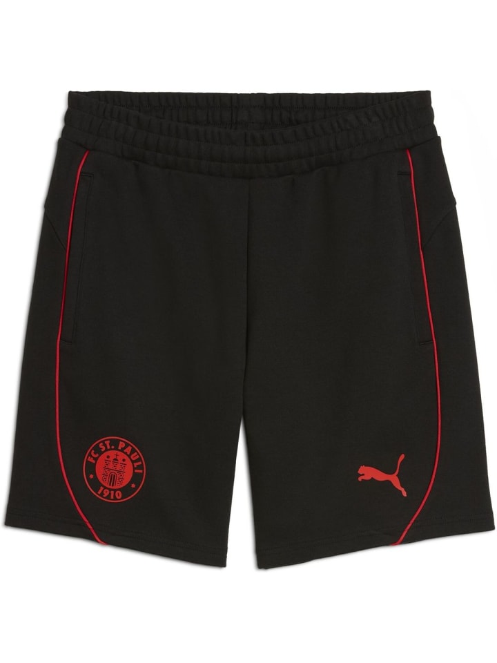 Sporthose "FCSP CasuaLongsleeve Shorts" in Schwarz