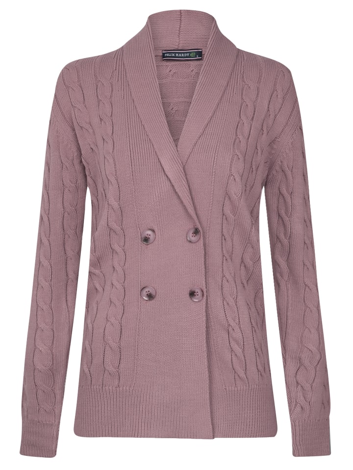 Strickjacke in Rose