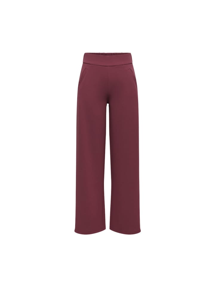 Hose in Oxblood Red