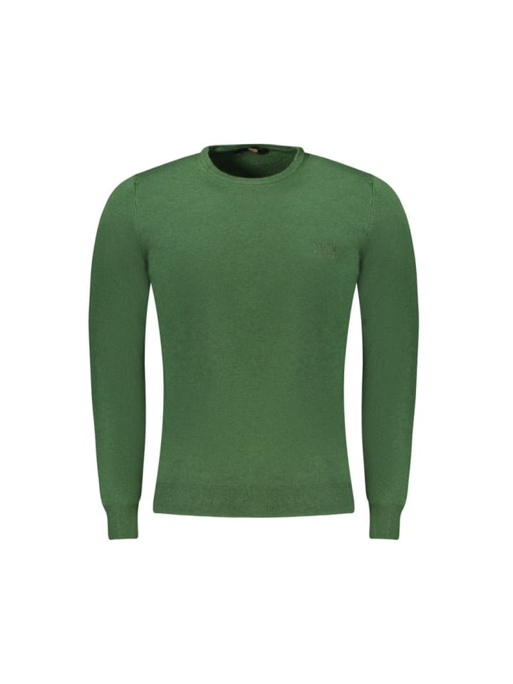 Grün Viskose Herren Pullover