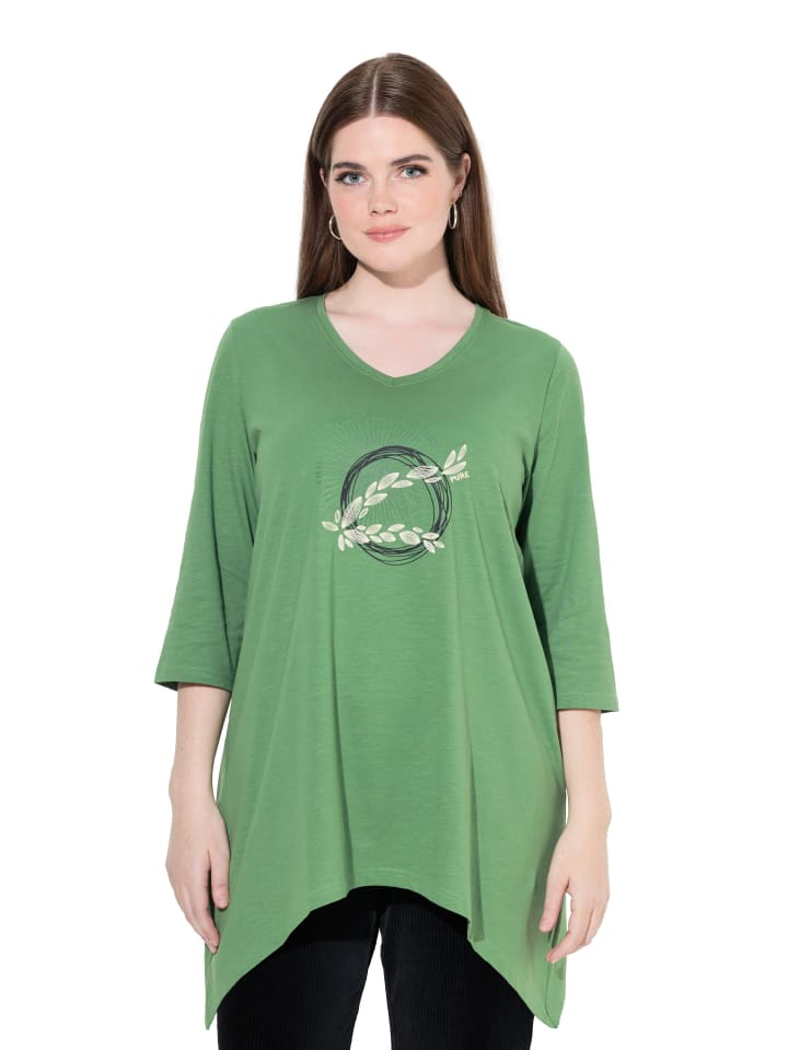 Longshirt in moosgrün