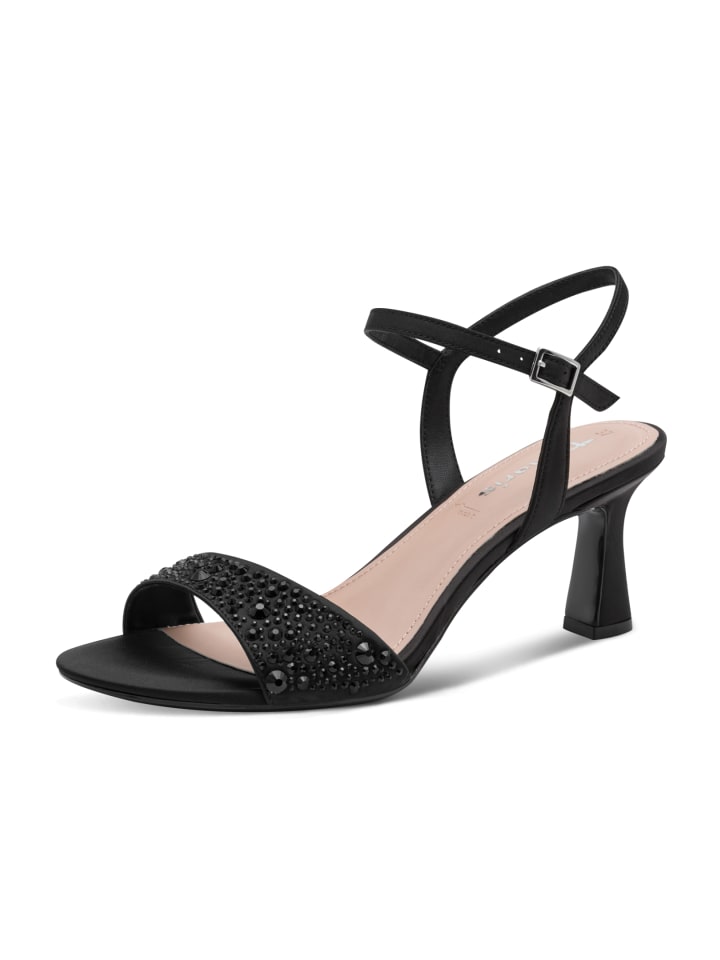 Klassische Sandale 1-28313-46 in schwarz