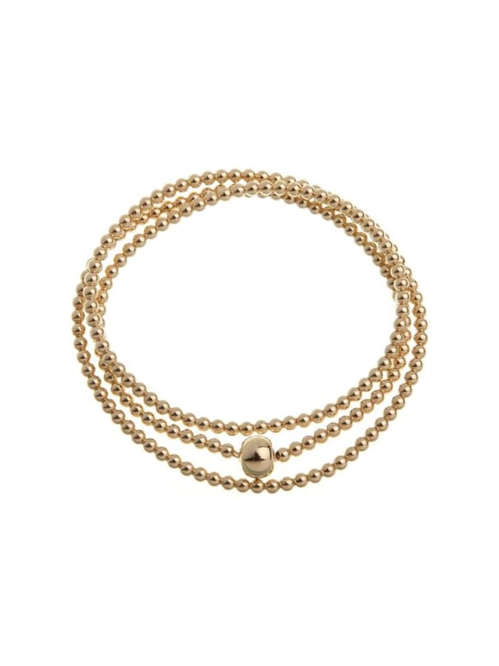 925 Silber Armband "Elastic Elements" vergoldet