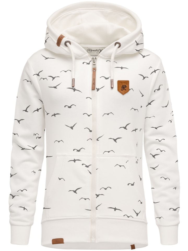 Kapuzenpullover LOLA in Weiß