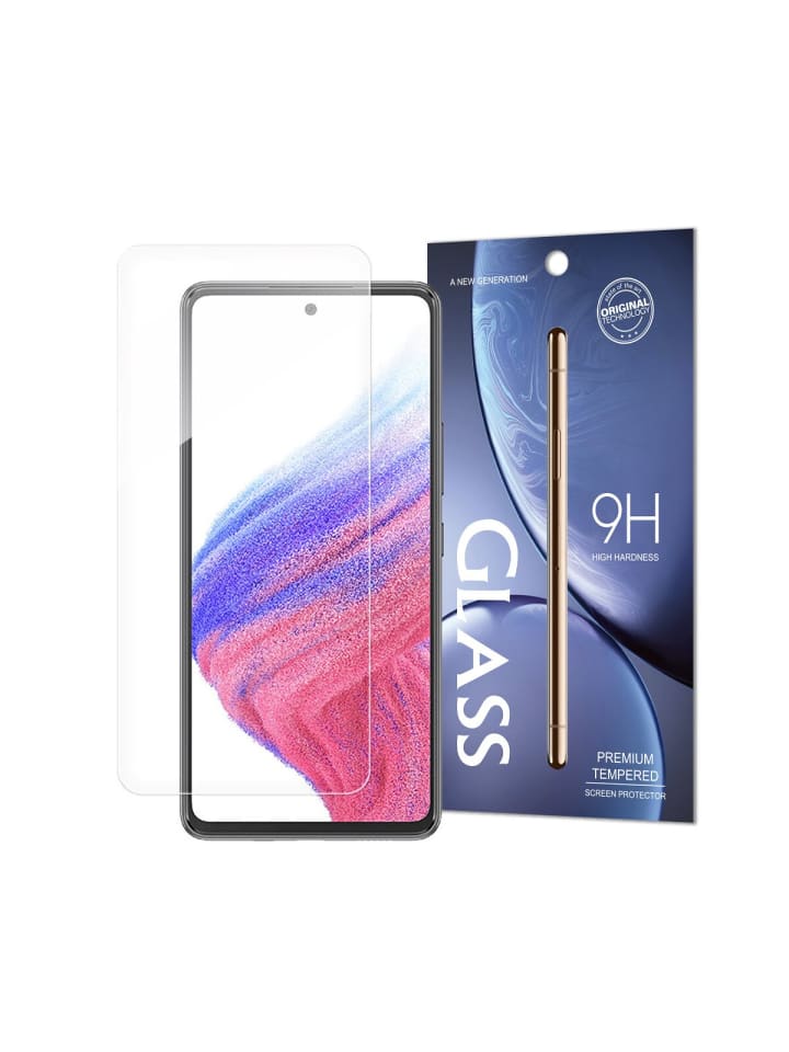 Full Covered Hybrid Glass kompatibel mit Samsung Galaxy A56 5G in Transparent