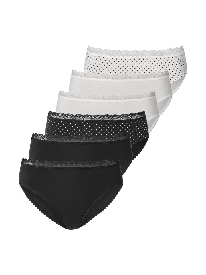 Jazz-Pants Slips in schwarz/creme