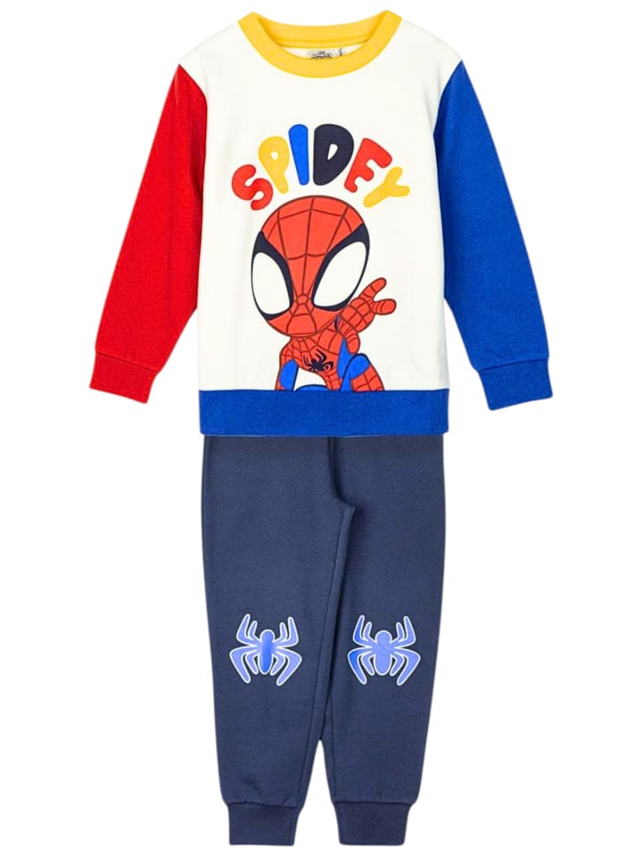 2tlg.Outfit Sweatshirt & Hose Spidey in Bunt