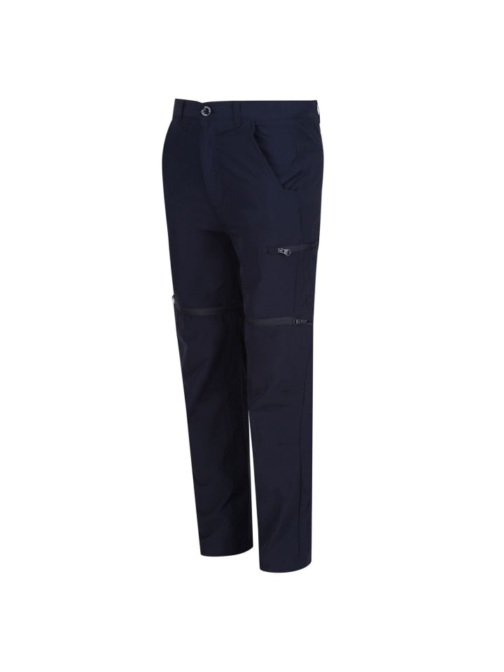 Zip Off Pant / Softshellhose in blau