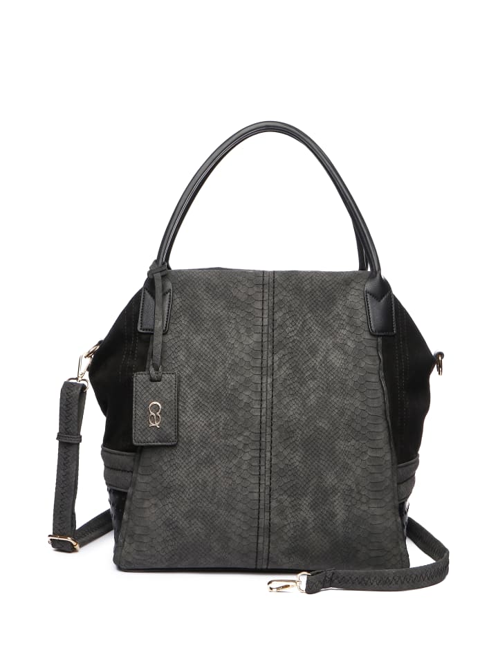 Große Schultertasche " Maxim " in schwarz