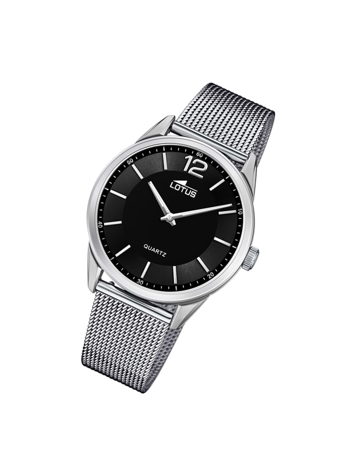 Analog-Armbanduhr Lotus Smart Casual silber groß (ca. 40mm)