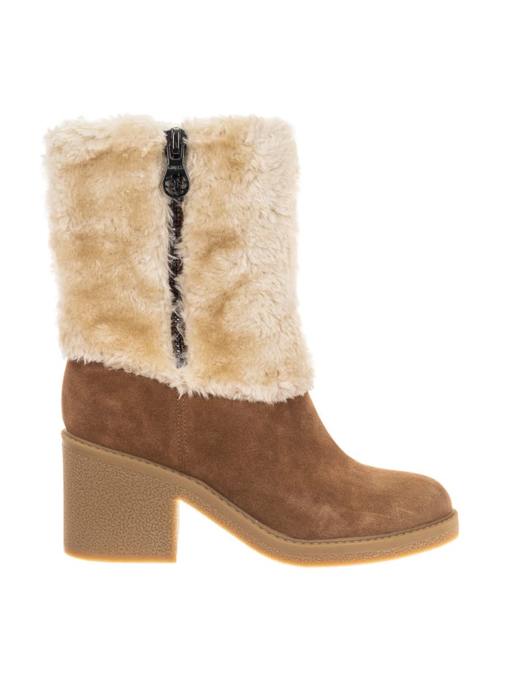 Stiefel in Beige