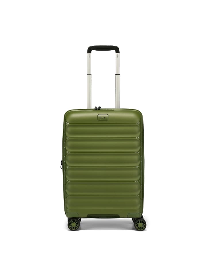 Travel Line 4700 4 Rollen Kabinentrolley 55 cm mit Dehnfalte olive green