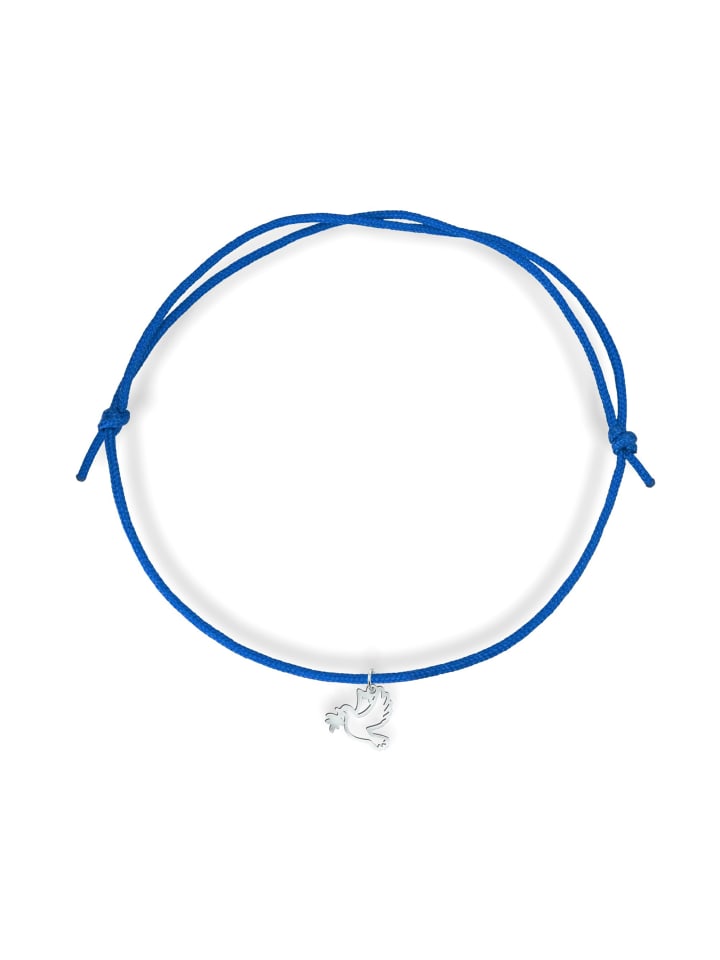 925/- Sterling Silber in blau