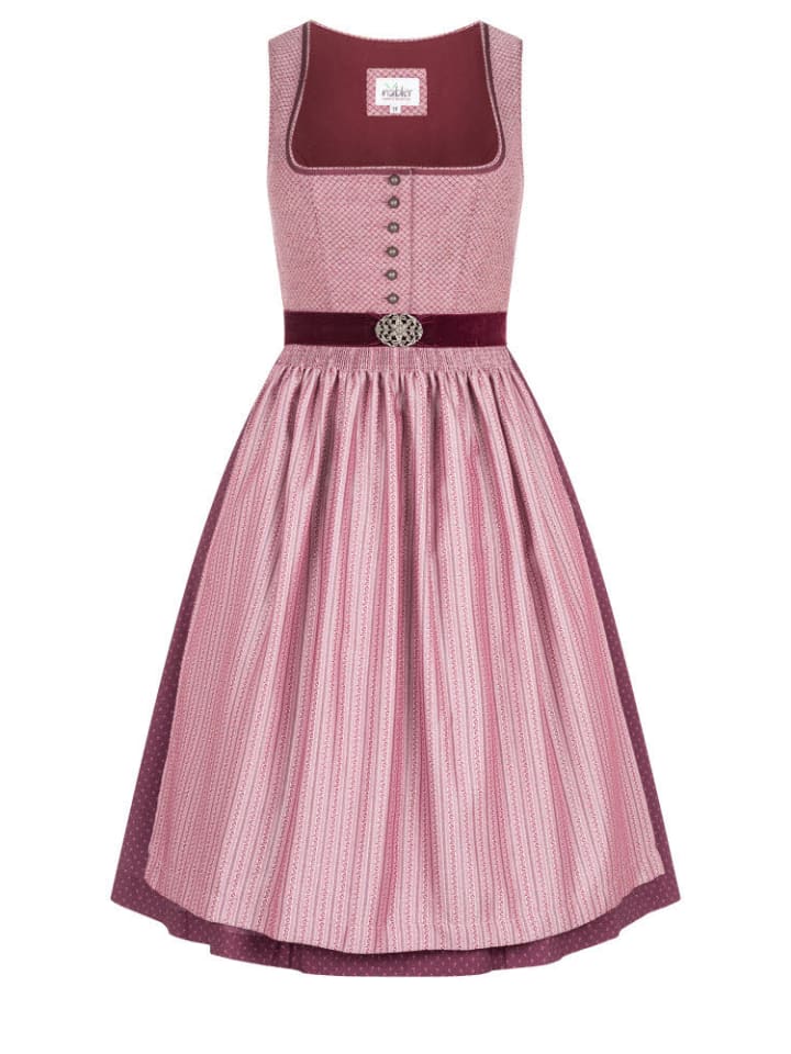 Midi Dirndl Lohe in Beere