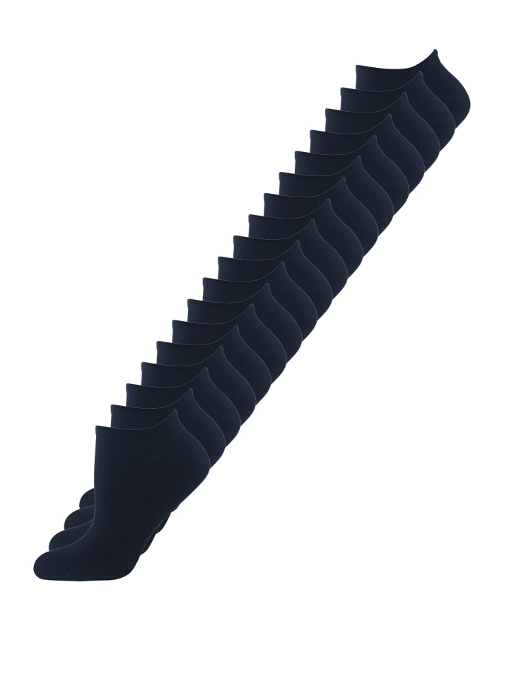 Sneakersocken Baumwolle in Schwarz