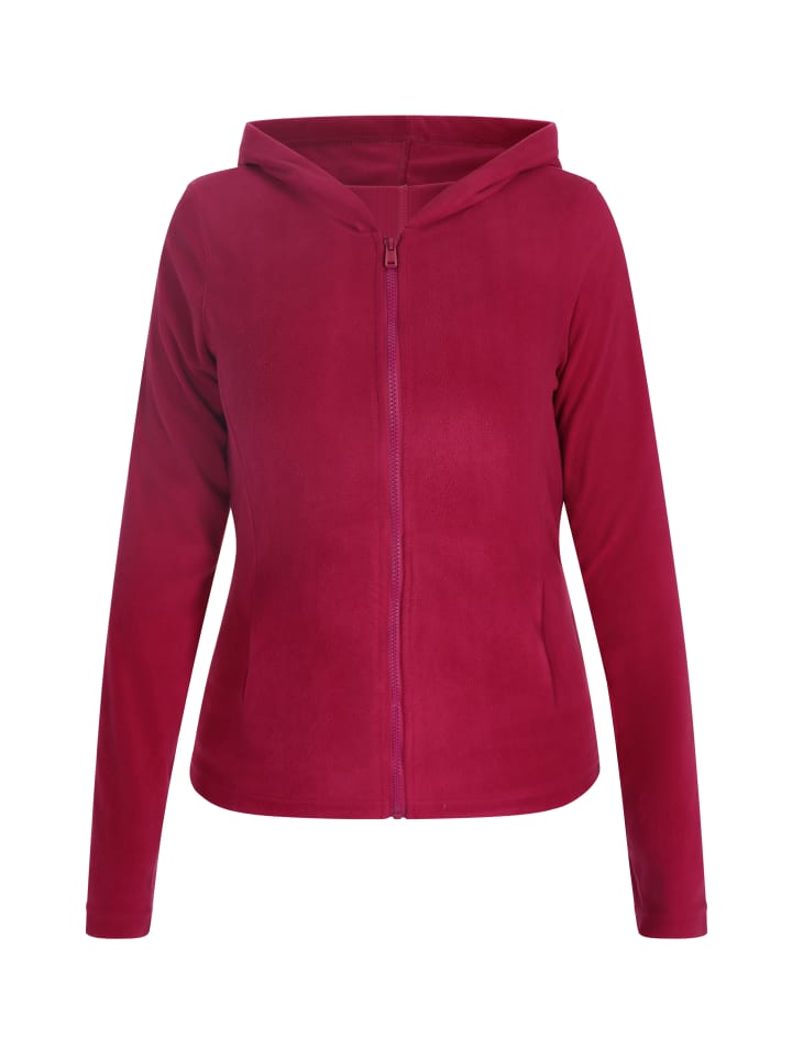 Women Fleece Jacket in Fuchsia