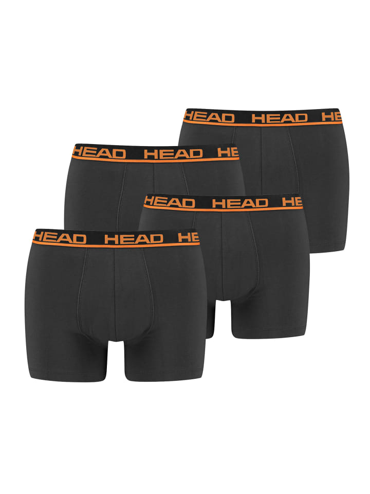 Boxershorts Head Basic Boxer 4P in 862 - dark shadow