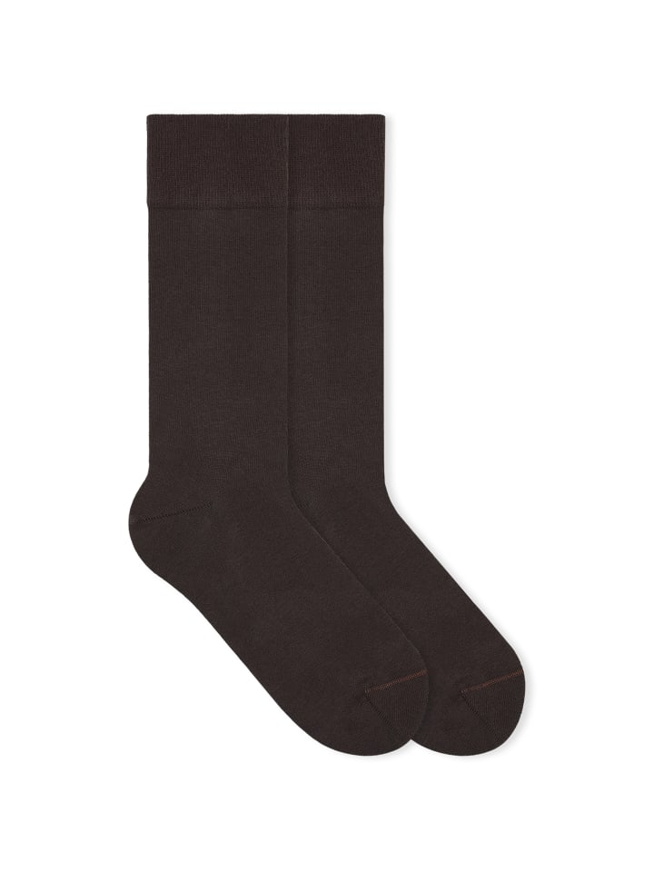 Classic Socken Herbstfarben in Chestnut Brown